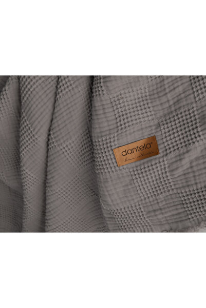 Dantela Garden Embroidered Hand-Made Throw Pillow & Cover Set - Beige