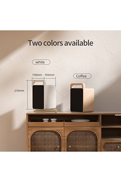 Flippy Mini Fan Heater Flippy, 900W, 2-Stage Temperature, Auto Shut-off, Carry Handle, 15×10.3×21 cm, Whi