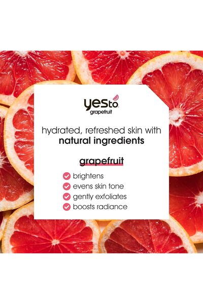 Yes To Grapefruit Vitamin C Facial Wipes – Cleanse, Rejuvenate, Correct & Repair, 30 Count Pack
