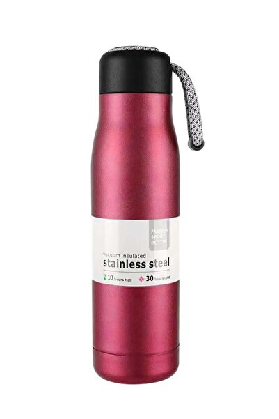 Bisbell Stainless Steel Water Bottle Double Wall Vacuum Insulated Wide Mouth Flask with Leakproof Po