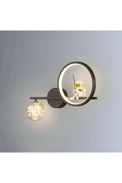 ALC-Shop Φωτιστικό τοίχου LED 20W Swarna Μαύρο