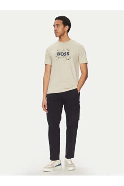 BOSS Men's T-Shirt 50539186 Beige