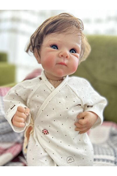 Rosaland0 Gerçekçi Oyuncak Bebek - 49 cm