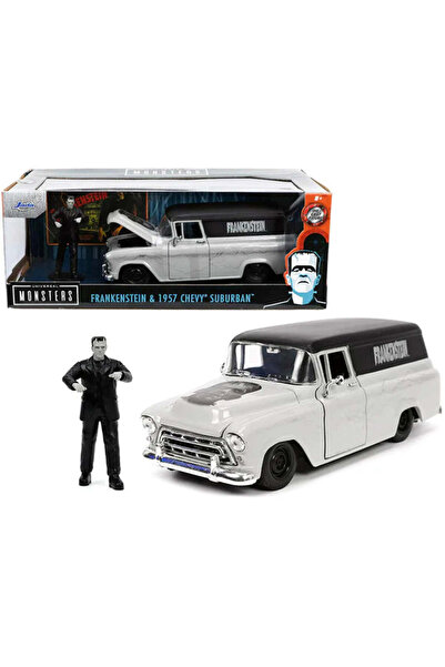 Jada Chevy Suburban 1957 cu figurină Frankenstein - 1/24