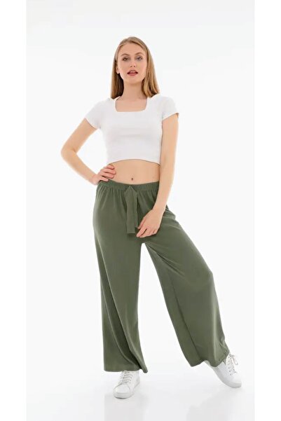 rushana Women's Plus Size Loose Wide-Leg Comfortable Pants with a Flowy Fabric