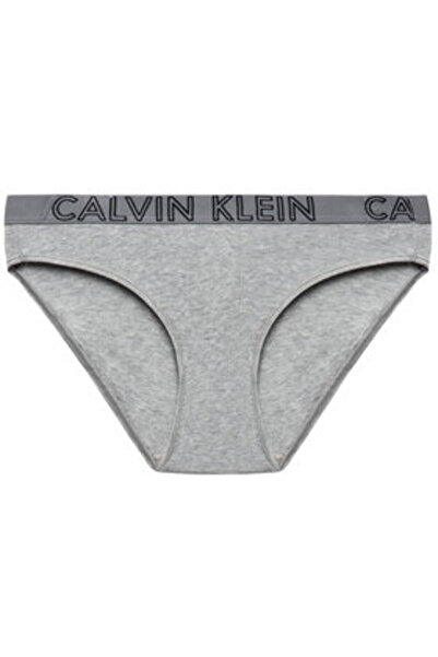 Calvin Klein Γυναικεία Κλασικά Σλιπ 000QD3637E Γκρι