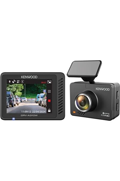 Kenwood DRV-A310W dash cam with 2" Full HD display for recording in traffic