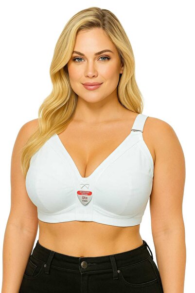 wear treasure C Cup Wireless Non-Shaping Seamless Breast Enhancement Bra Without Squeezeing the Nipples, Large Size Supporting Bra