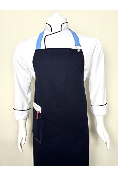 ADALILAR İŞ ELBİSELERİ Hanging Neck Kitchen Apron Master Chef Barista Apron C...