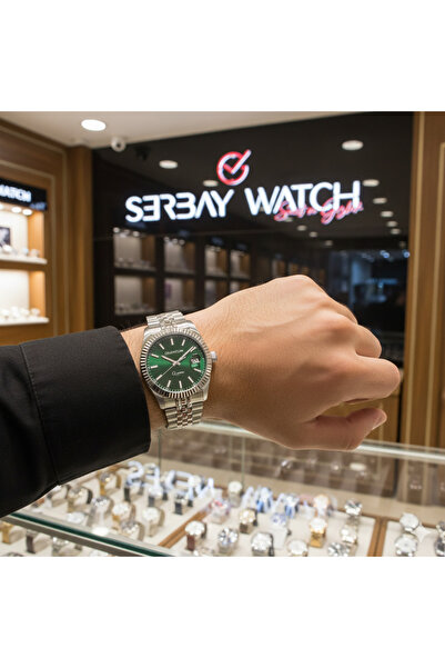 Quantum Qmg941.370 Men's Wristwatch |   41mm, Automatic Movement, Sapphire Glass, 10 Atm, Green Dial