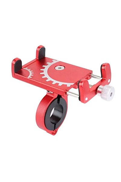 Vikefon حامل هاتف دراجة أحمر، حامل عالمي للهواتف المحمولة ونظام تحديد المواقع...