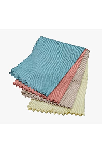 AROW Mikrofiber Mutfak Dolap Bezi 30X30 cm Karışık Renkli 4 Adet