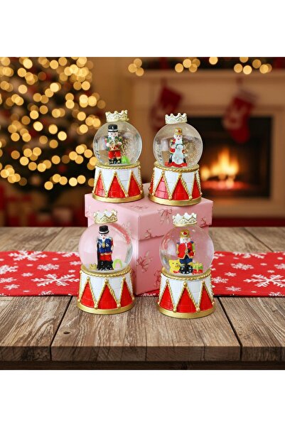 Gift Moda Fındıkkıran Yılbaşı Temalı Işıklı Mini Kar Küresi