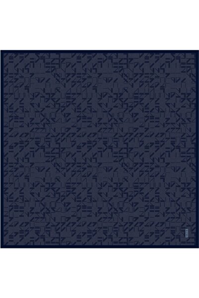 Aker Geometrik Desen 2025/2026 Saf İpek Sura Eşarp