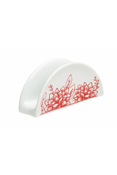 Porland 300214 Red Manoir Desen1 Porselen Peçetelik 14 cm