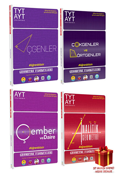Tonguç Yayınları Tonguç TYT-AYT Üçgenler - Çokgenler ve Dörtgenler - Çember v...