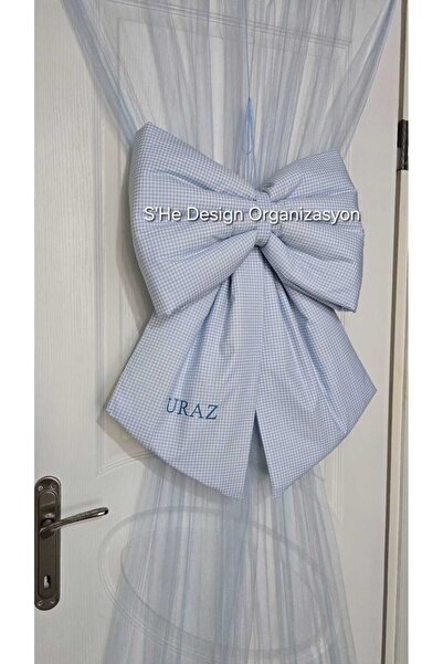 s'he design NAKIŞ İSİM İŞLEMELİ FİYONK KAPI SÜSÜ