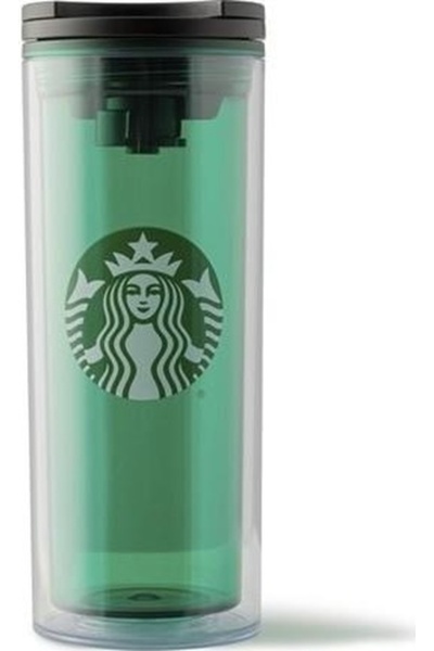 Starbucks Klasik Seri Termos Yarısaydam Yeşil Renkli 355 ML