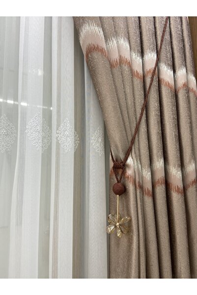 Akcan Kahve Renk Altın Lotus Uzun Braçol