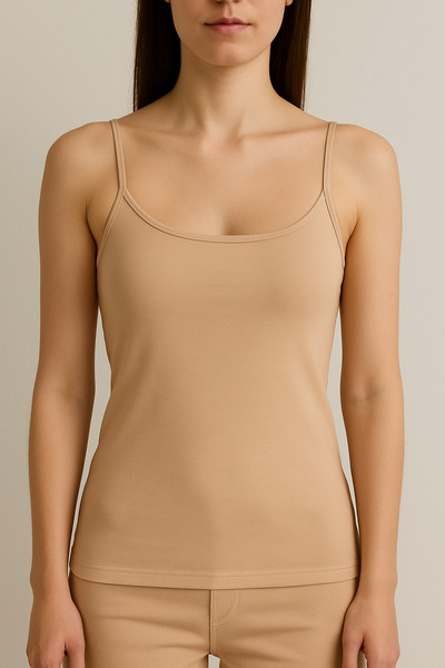 MASSİMO CALZE Women's Basic Strap Tank Top