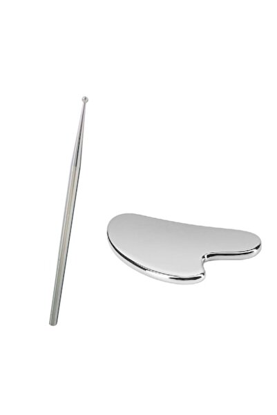 NEO ™ Facial Care and Rejuvenation Kit, including GuaSha and Reflexology/Massage Device, Stainless