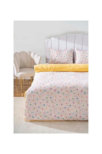 Zethome Double Duvet Cover Set Cotton Patterned Bonny 200X215 cm