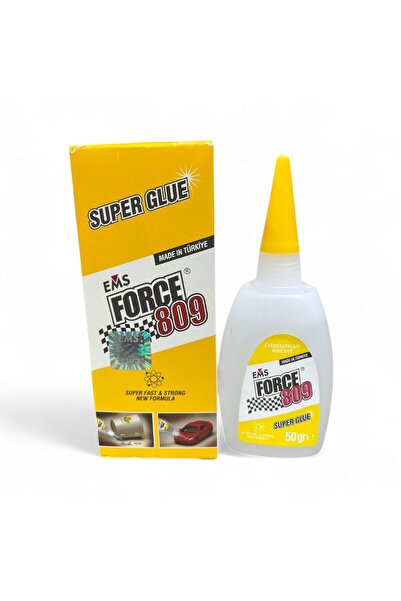 EMS FORCE 809 Süper Hızlı ve Kuvvetli Yapıştırıcı Koyu Kıvamlı 50 gr