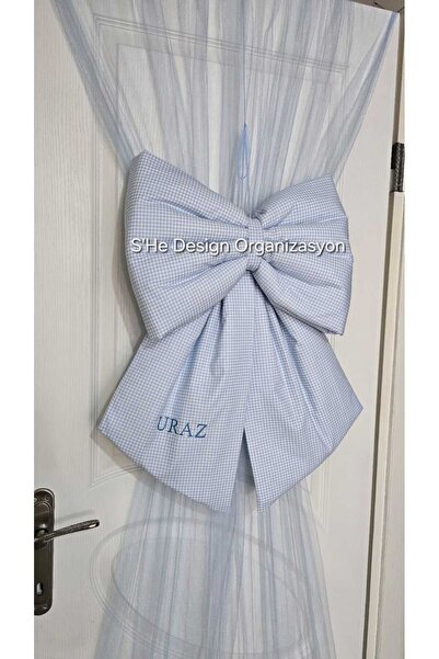 s'he design NAKIŞ İSİM İŞLEMELİ FİYONK KAPI SÜSÜ