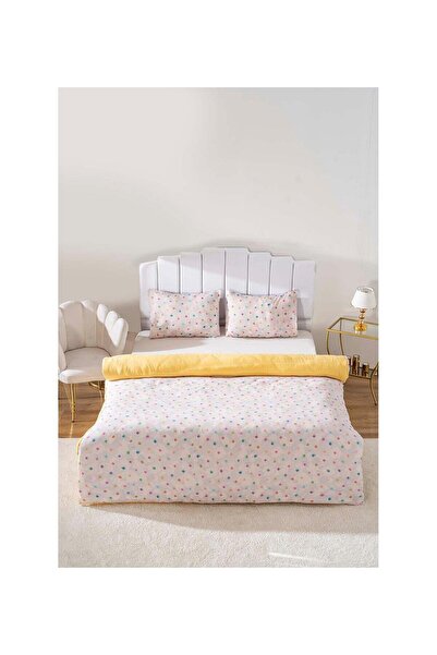 Zethome Double Duvet Cover Set Cotton Patterned Bonny 200X215 cm