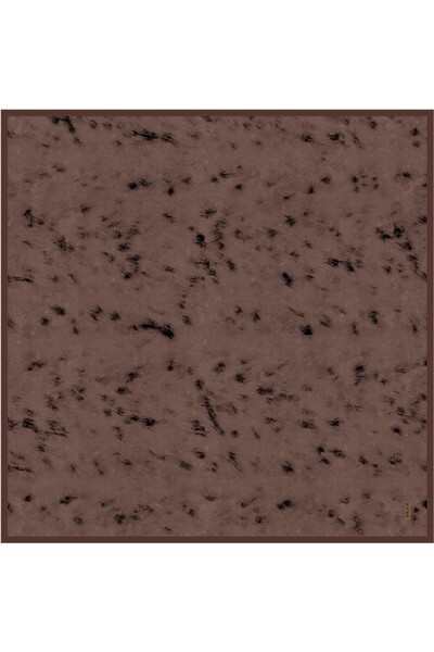 Aker Leopar Desen 2025/2026 İpek Krep Saten Eşarp