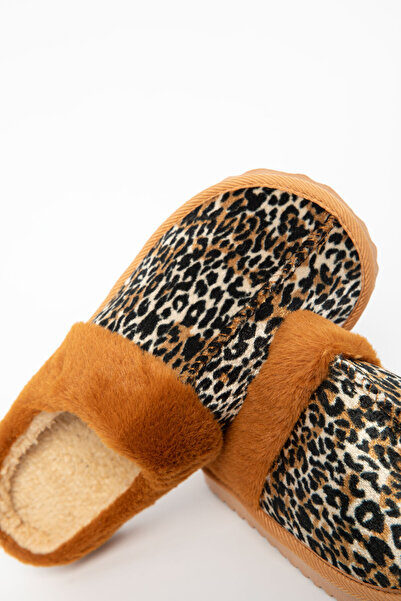 SOHO Leopar-Taba Kadın Ev Terliği 20991