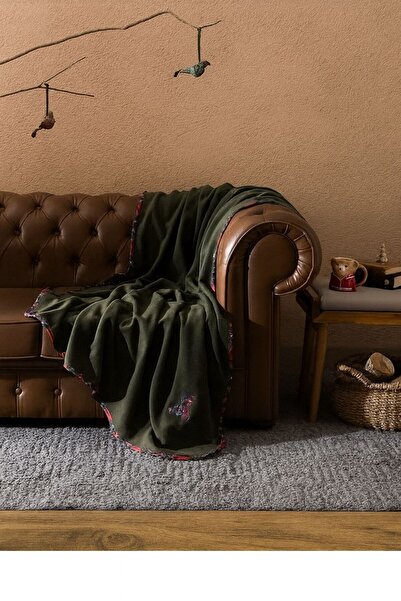 Koliva Home ayı teddy baskılı tv battaniyesi 130x170 cm