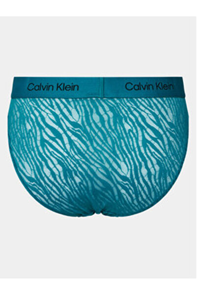 Calvin Klein Γυναικεία Κλασικά Σλιπ 000QF7379E Πράσινο