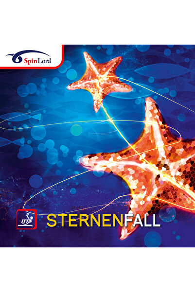 spinlord Table Tennis Defensive Long Pips Rubber Sternenfall PRO - Red, 1 mm Sponge