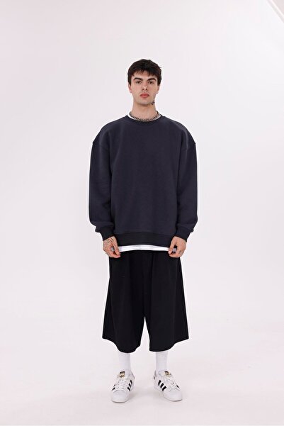 'Only Ruvina' Füme Oversize Sweatshirt