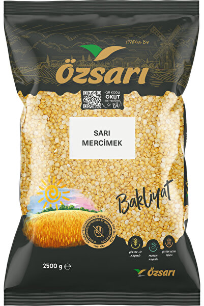ÖZSARI Sarı Mercimek 2,5 Kg