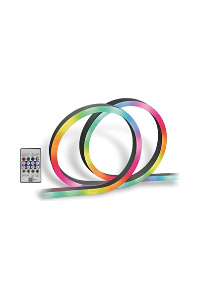 Cata CT-4567 Pixel Neon LED Set 5 Metre RGB Kumandalı Esnek Şerit Işık İç & Dış Mekan Dekoratif Aydı