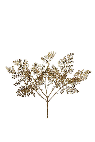 BraziPremium Decorațiune pentru brad de Crăciun, creangă de ferigă metalică, ...