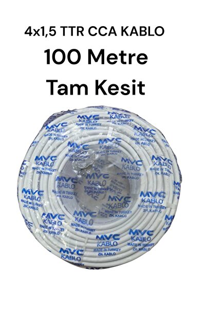 YEŞİM Mvc Kablo 4x1.5 Ttr Cca Tam Kesit Kablo 100 Metre