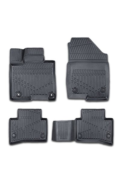 CED AUTO TRADE Set of rubber car mats Hyundai Tucson 4 IV 2020-2024 3D tray shape