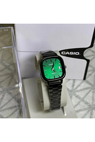 Casio Casio LTP Black and Green Women's Watch