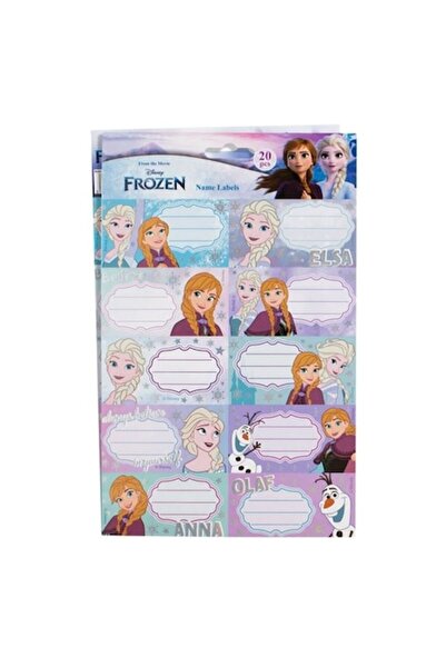 ANTBRO Etichete autoadezive Frozen, set de 20, 8,4x4,5cm, pentru fete,