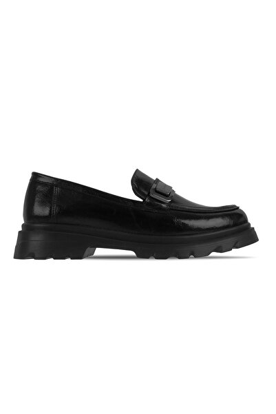 MY DERİ Pantofi Mardy pentru femei detaliu la cataramă Daily loafers 4170