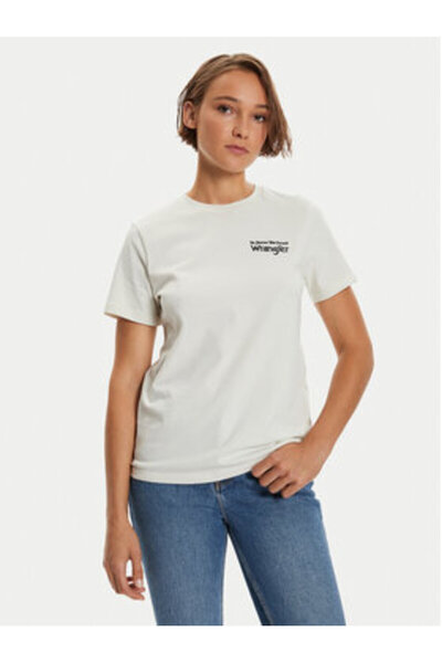 WRANGLER Γυναικείο T-Shirt 112356428 Λευκό