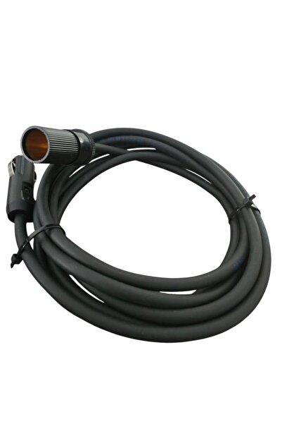 Geseus Araç Çakmak Uzatma Kablosu 12-24 Volt 16Amper 2 X1,5mm TTR Bakır 3 Mt-...