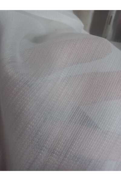 TULUM'S Farbela Detailed Bamboo Kitchen and Room Tulle Does Not Need Ironing (1/3 Frequently Washed)