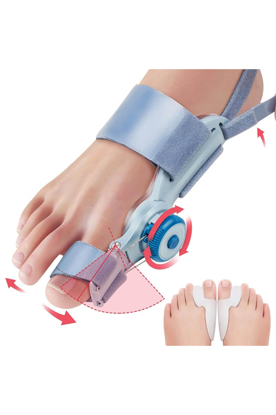 StartONTeam Corector pentru Hallux Valgus, Day and Night, Tech Love, universal, albastru