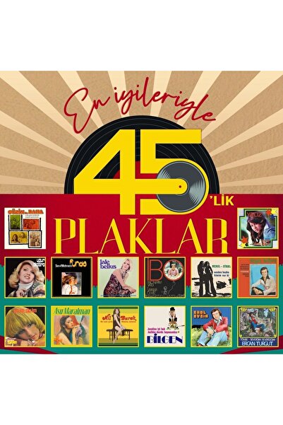 Genel Markalar EN İYİLERİYLE 45 LİK PLAKLAR KARIŞIK 33 LÜK PLAK