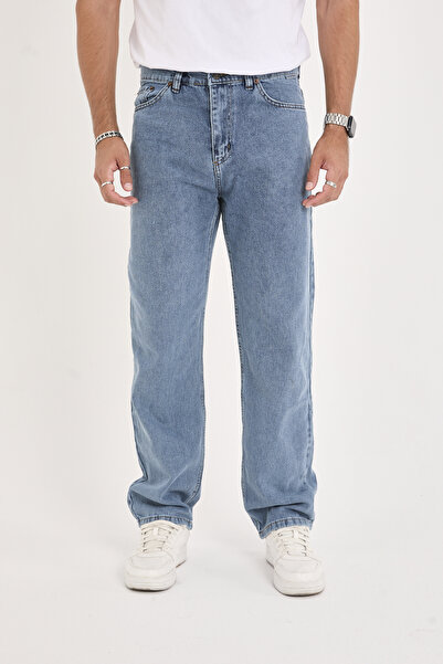 Noxter ЧОЛОВІЧІ СИНІ БАГГІ ДЖИНСОВІ ШТАНИ