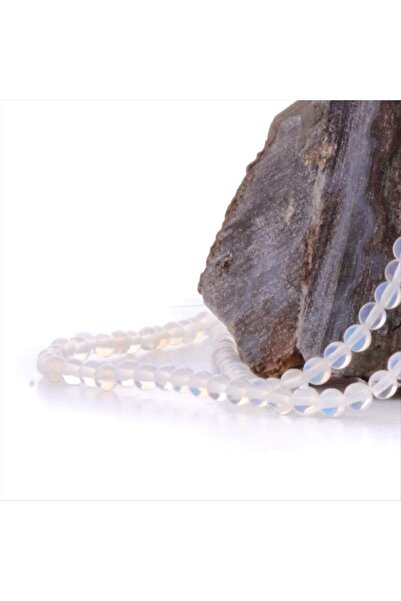 TakÇalıştır حجر الأوبال (حجر القمر) TKÇBJ مقاس 4 مم TKÇBJ